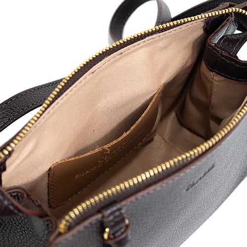 Bolsa Crossbody de couro Havana