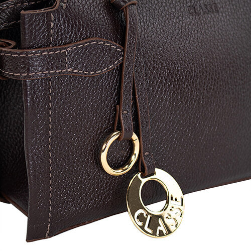 Bolsa Crossbody de couro Havana