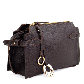 Bolsa Crossbody de couro Havana