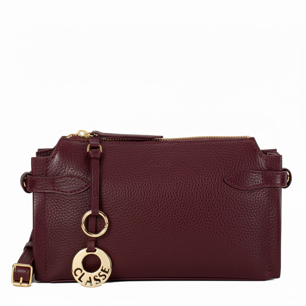 Bolsa Crossbody de couro Havana