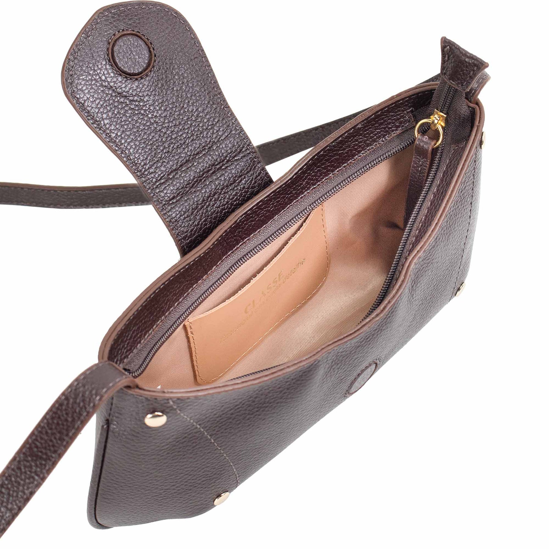 Bolsa de Ombro de Couro Diana