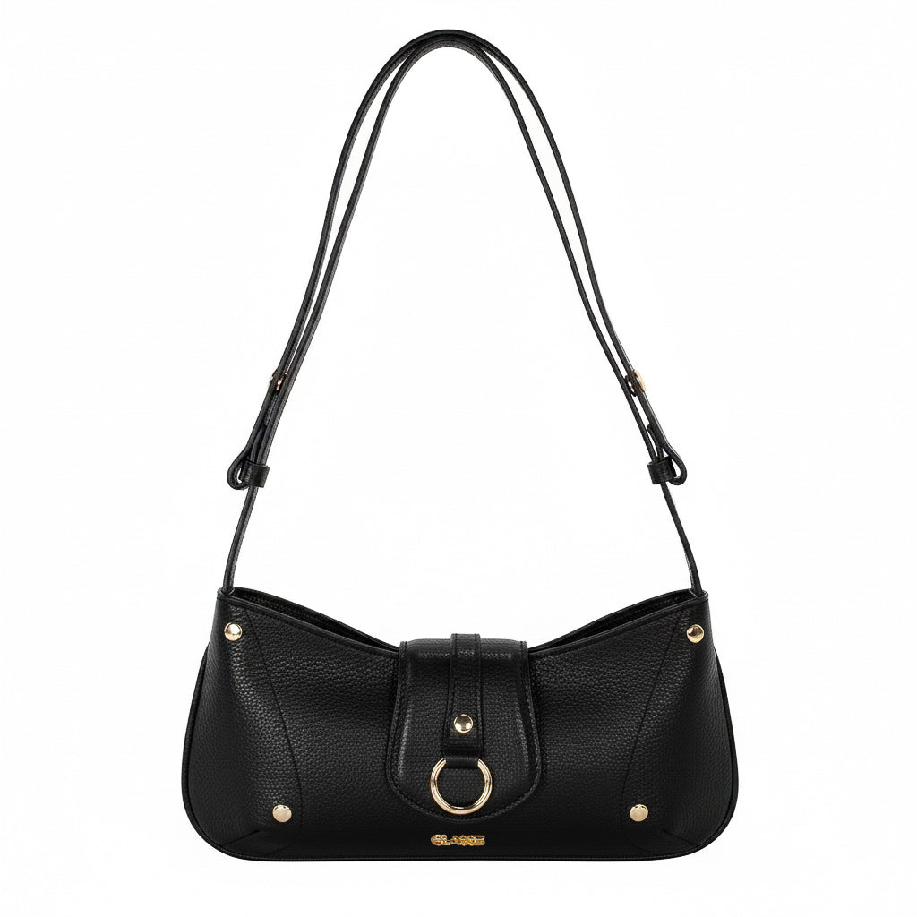 Bolsa de Ombro de Couro Diana