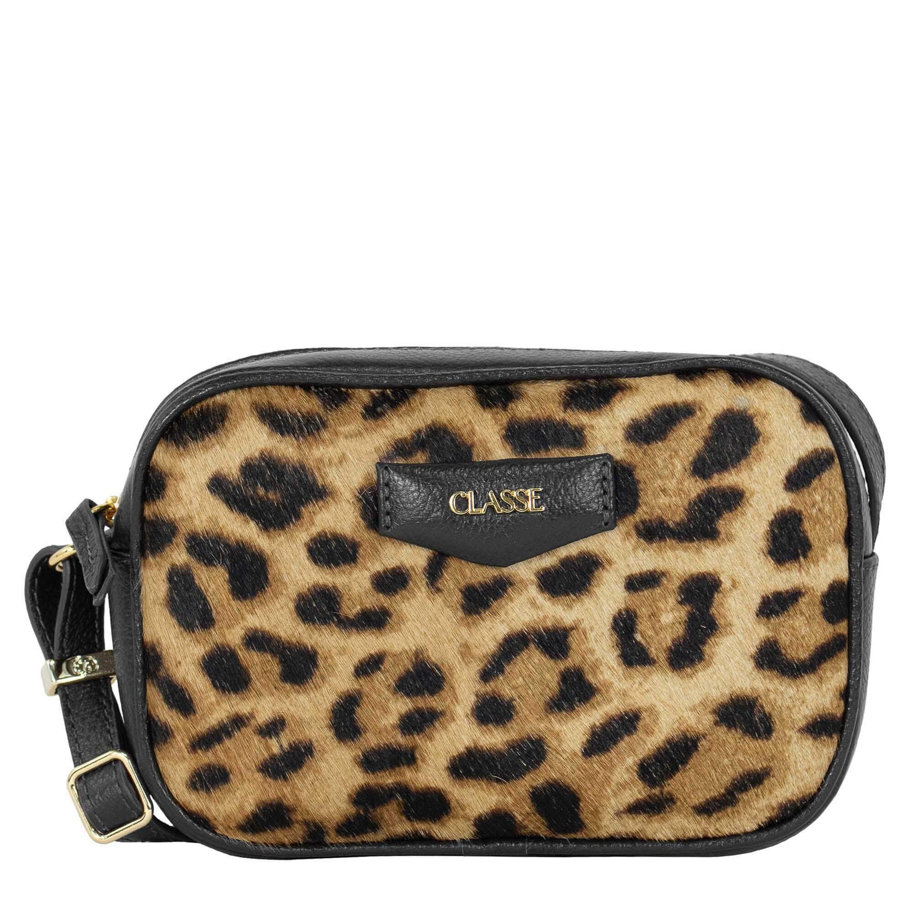Bolsa Camera Bag de Couro Estampa Animal - Tate