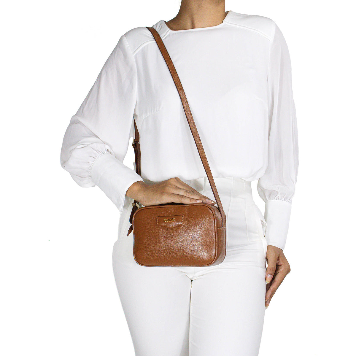 Bolsa Camera Bag de Couro Tate