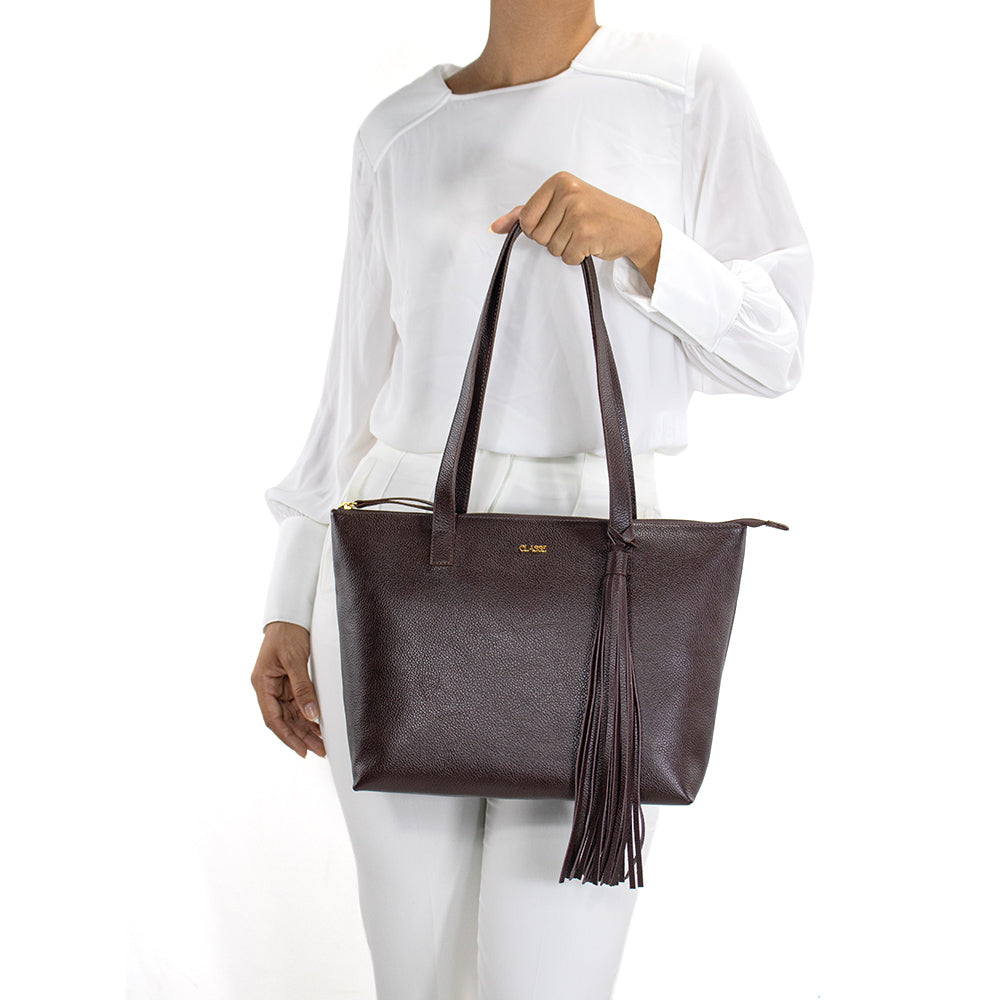 Bolsa de Couro Shopping Bag - Lenny