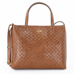 Bolsa Tote Bag de Couro Tramado - Tanara