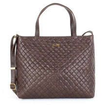Bolsa Tote Bag de Couro Tramado - Tanara