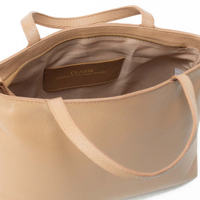 Bolsa Tote Bag de Couro Liso - Tanara