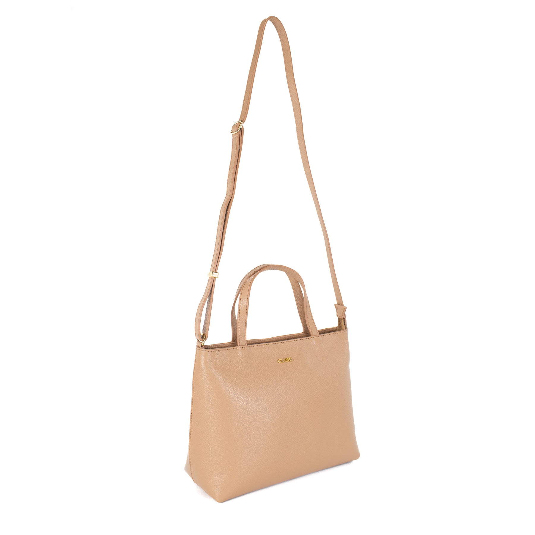 Bolsa Tote Bag de Couro Liso - Tanara