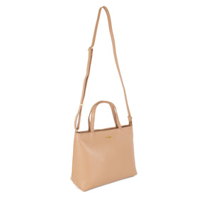 Bolsa Tote Bag de Couro Liso - Tanara