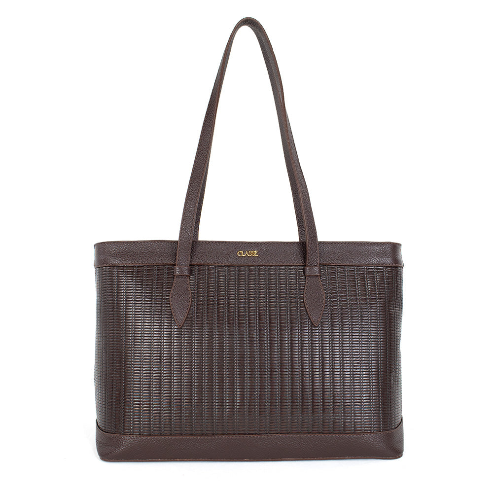 Bolsa de Couro Shopping Bag - Ale