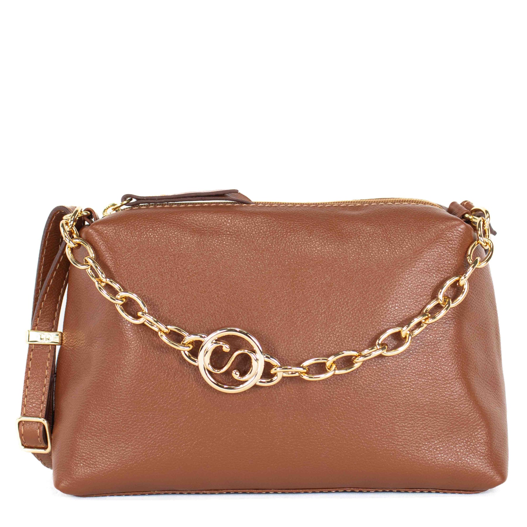 Bolsa de Couro Crossbody - Rebecca