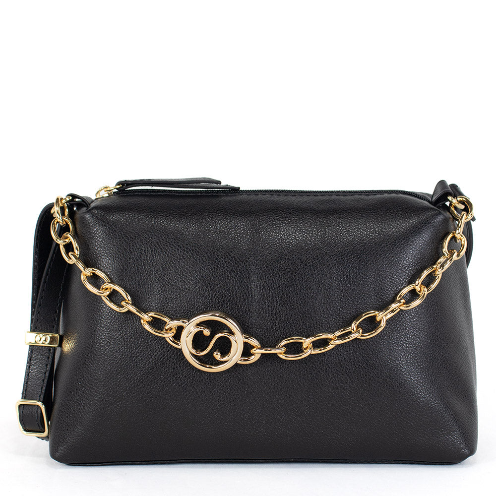 Bolsa de Couro Crossbody - Rebecca
