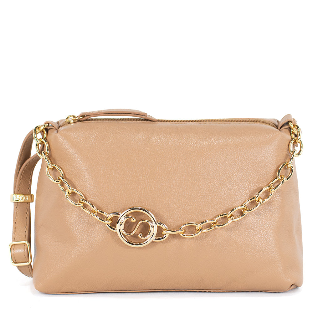 Bolsa de Couro Crossbody - Rebecca