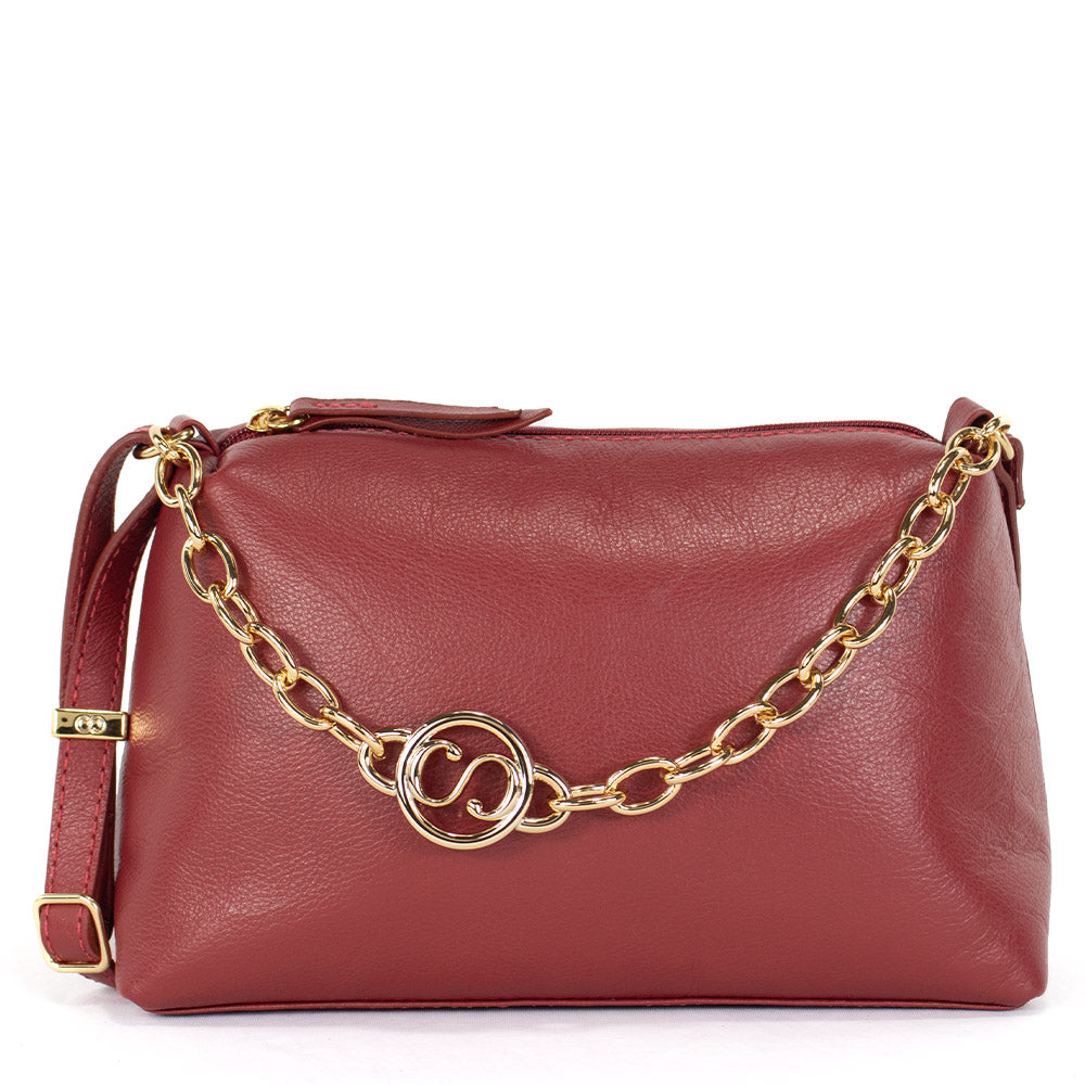 Bolsa de Couro Crossbody - Rebecca