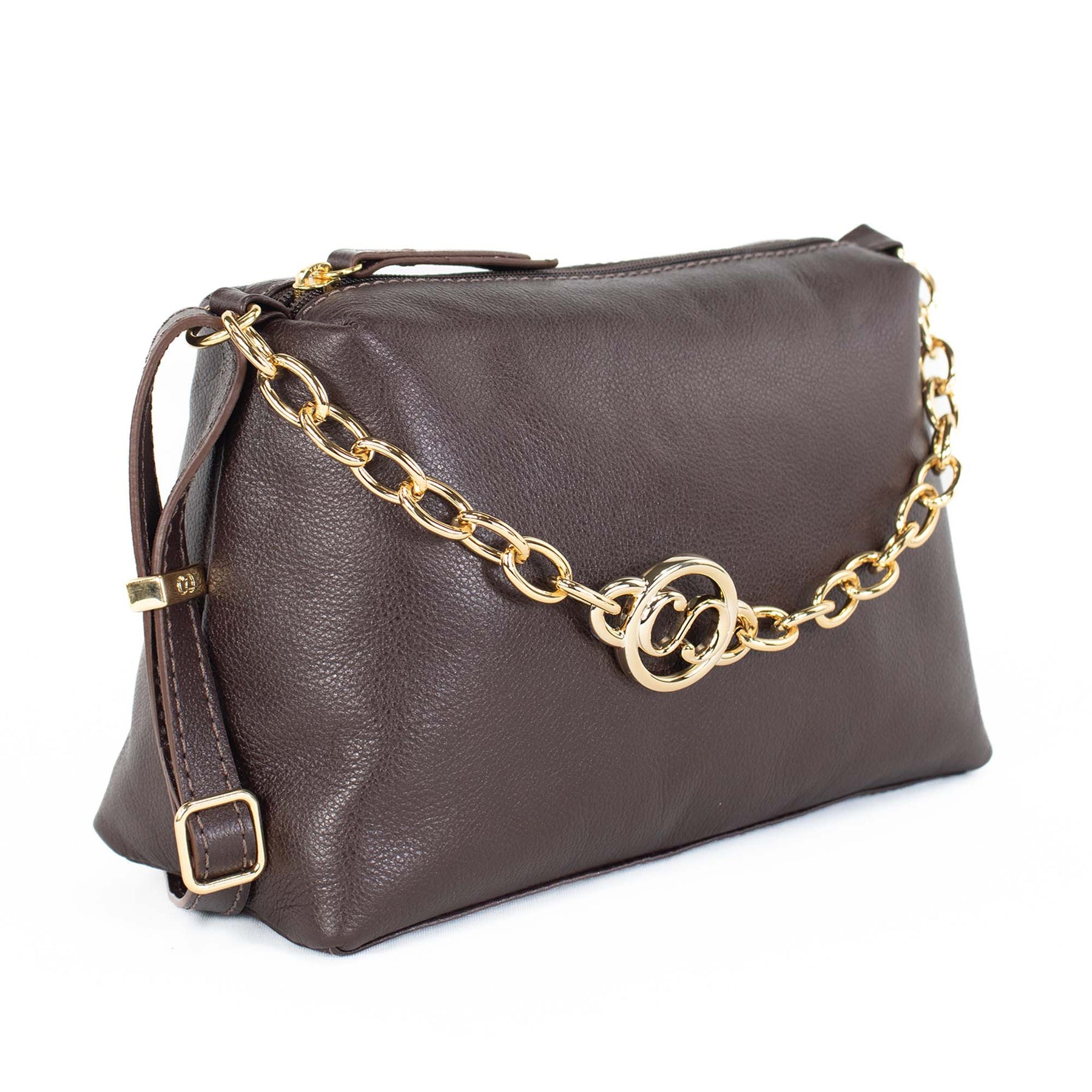 Bolsa de Couro Crossbody - Rebecca