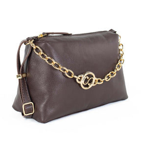 Bolsa de Couro Crossbody - Rebecca