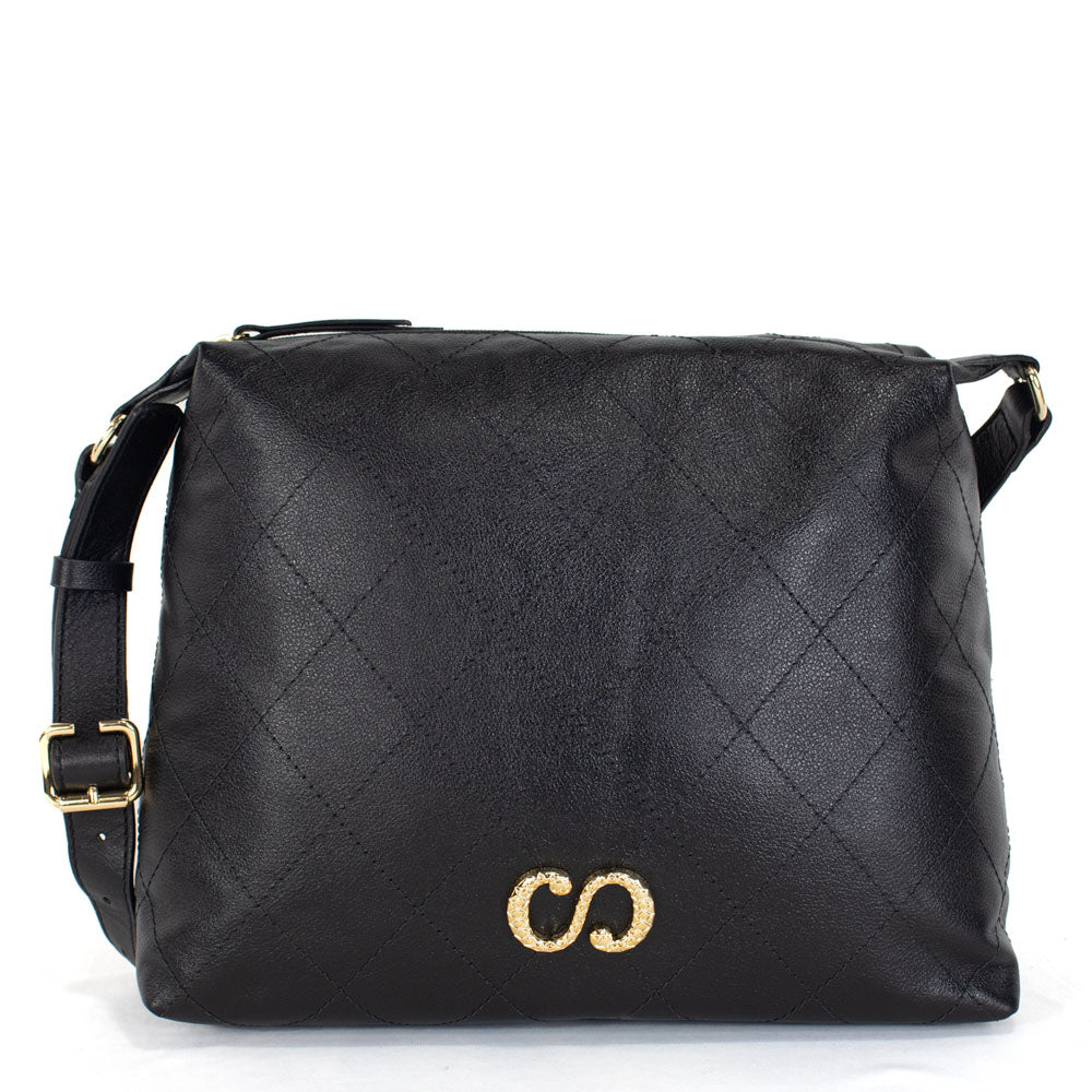 Bolsa de Couro Crossbody Belle