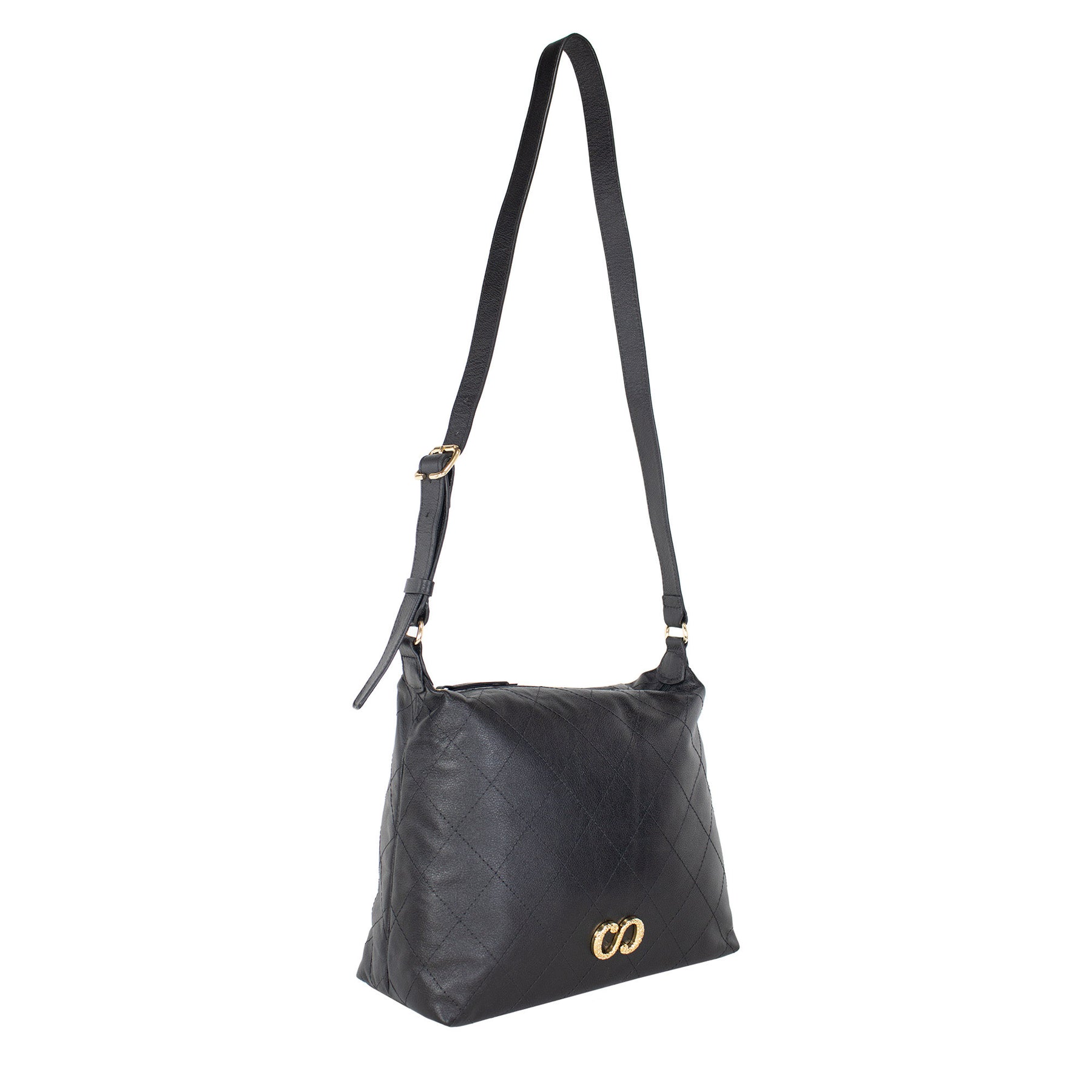 Bolsa de Couro Crossbody Belle