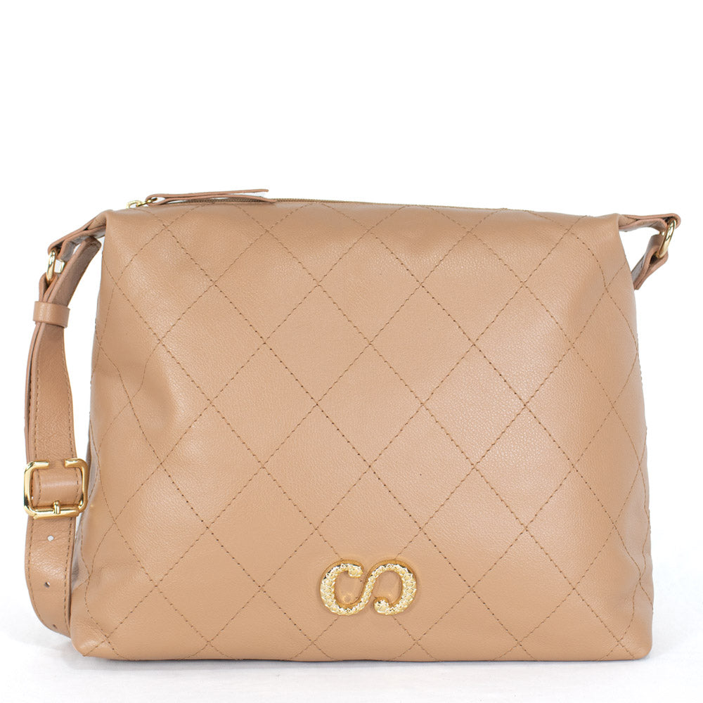 Bolsa de Couro Crossbody Belle