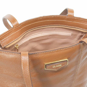 Bolsa de Couro Shopping Bag Média