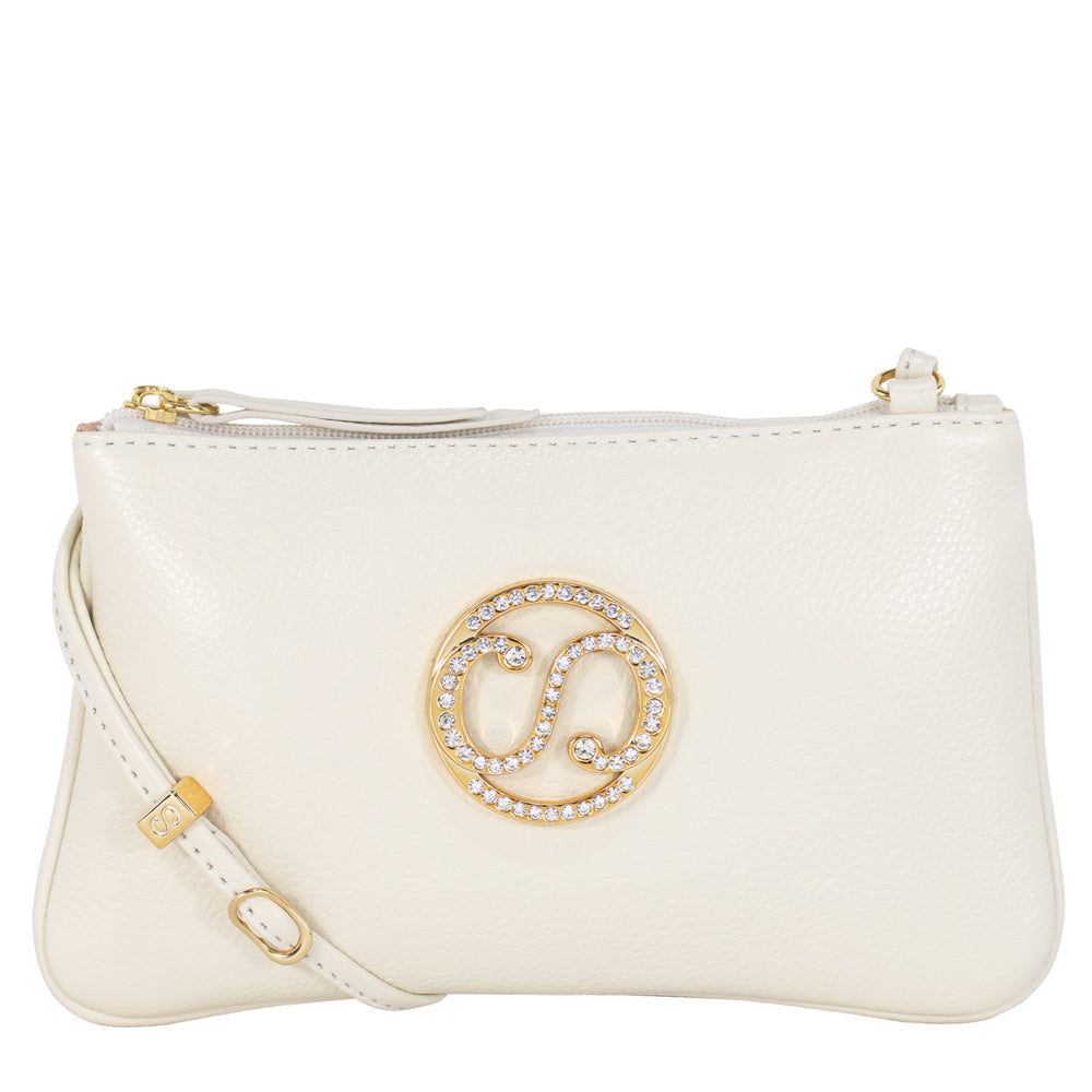 Bolsa de Couro Crossbody May