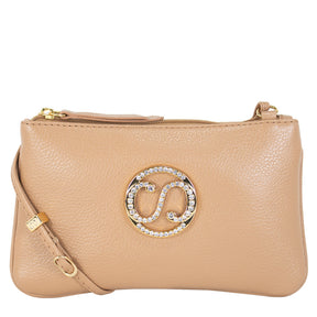 Bolsa de Couro Crossbody May