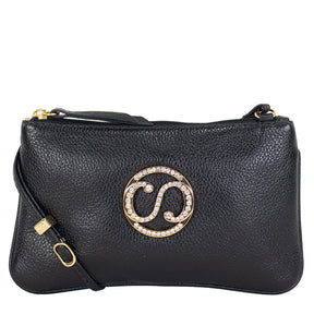 Bolsa de Couro Crossbody May
