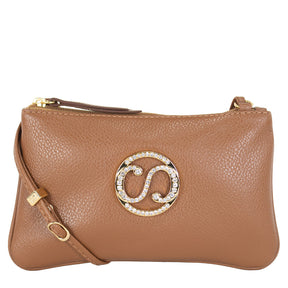 Bolsa de Couro Crossbody May