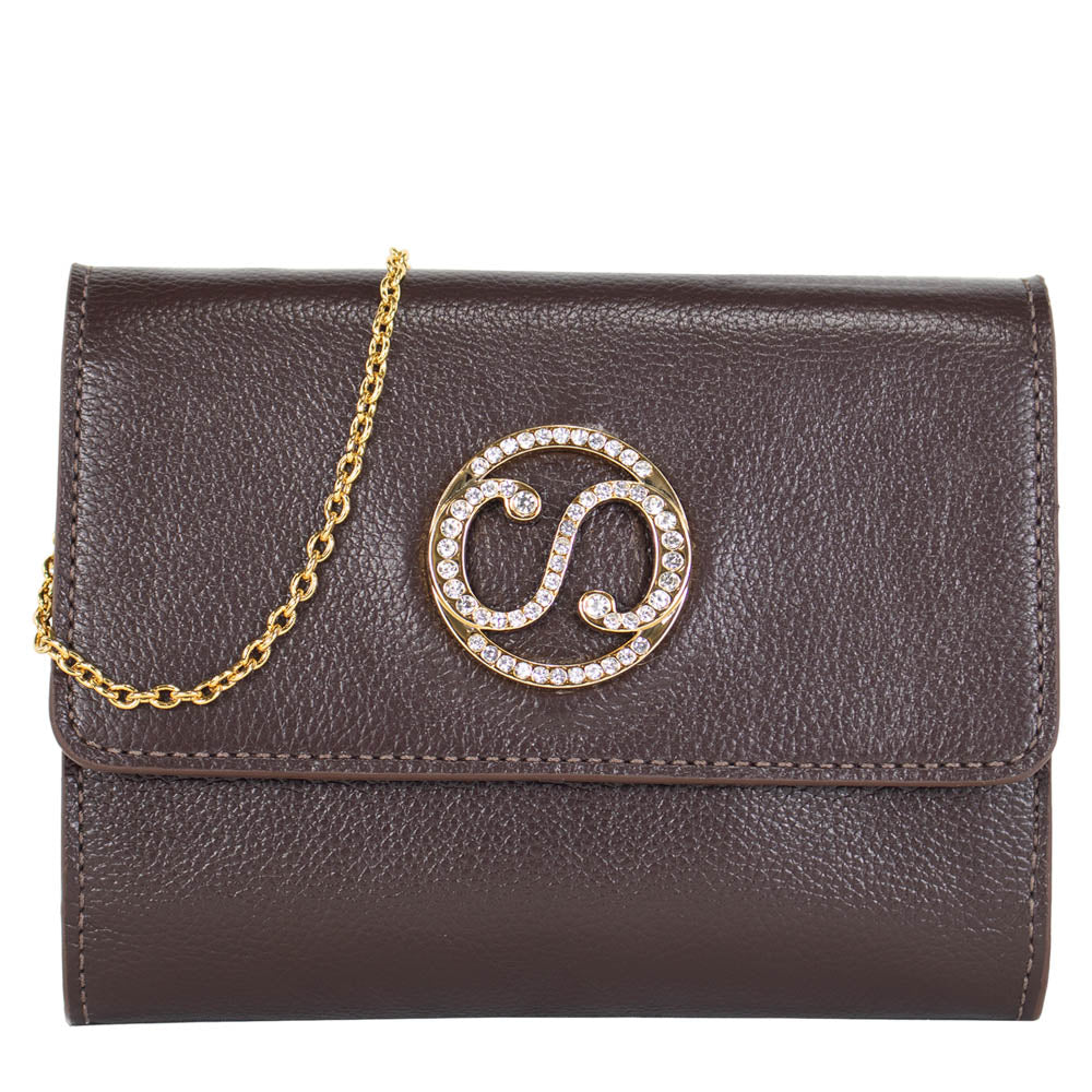 Bolsa de Couro Crossbody - May