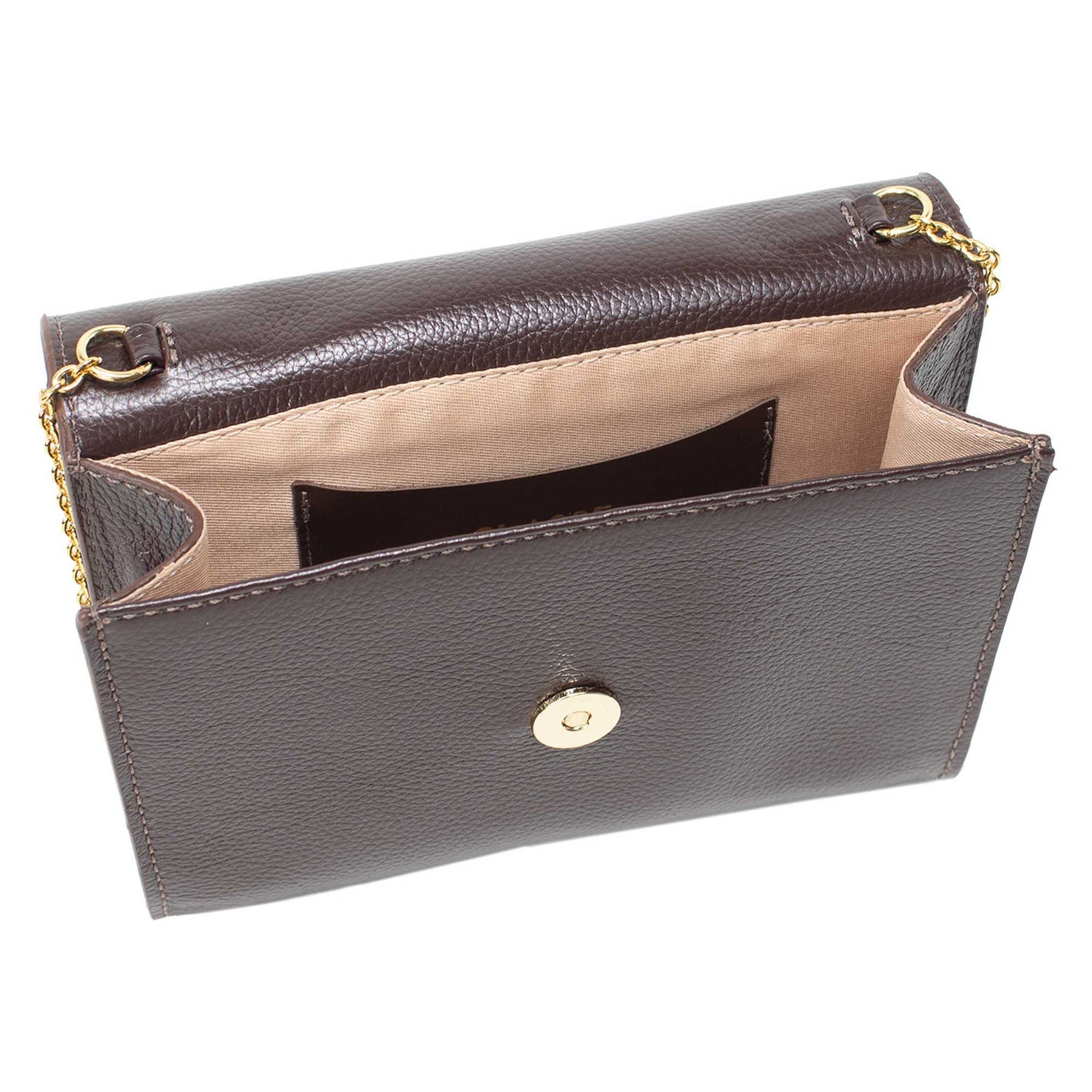 Bolsa de Couro Crossbody - May