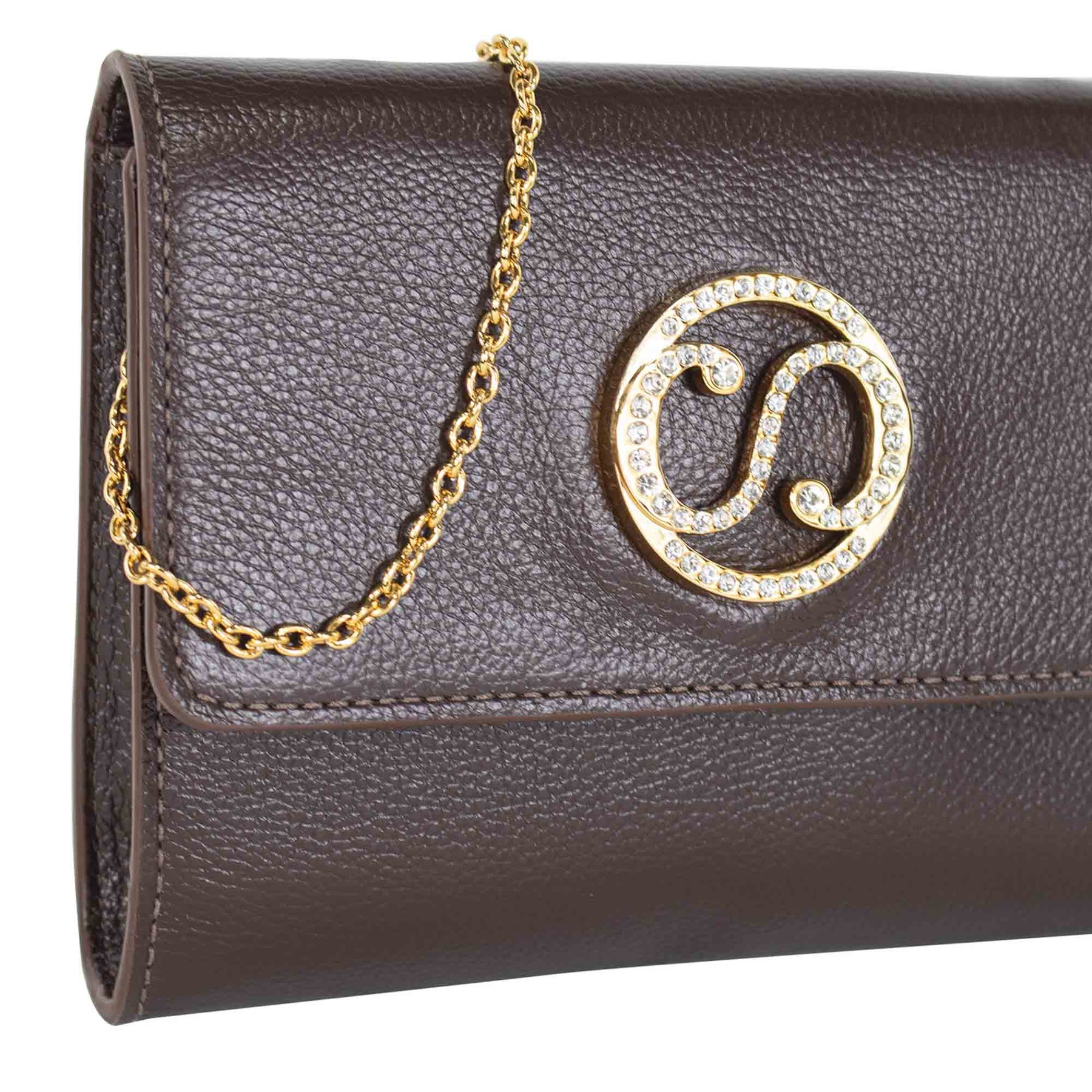 Bolsa de Couro Crossbody - May