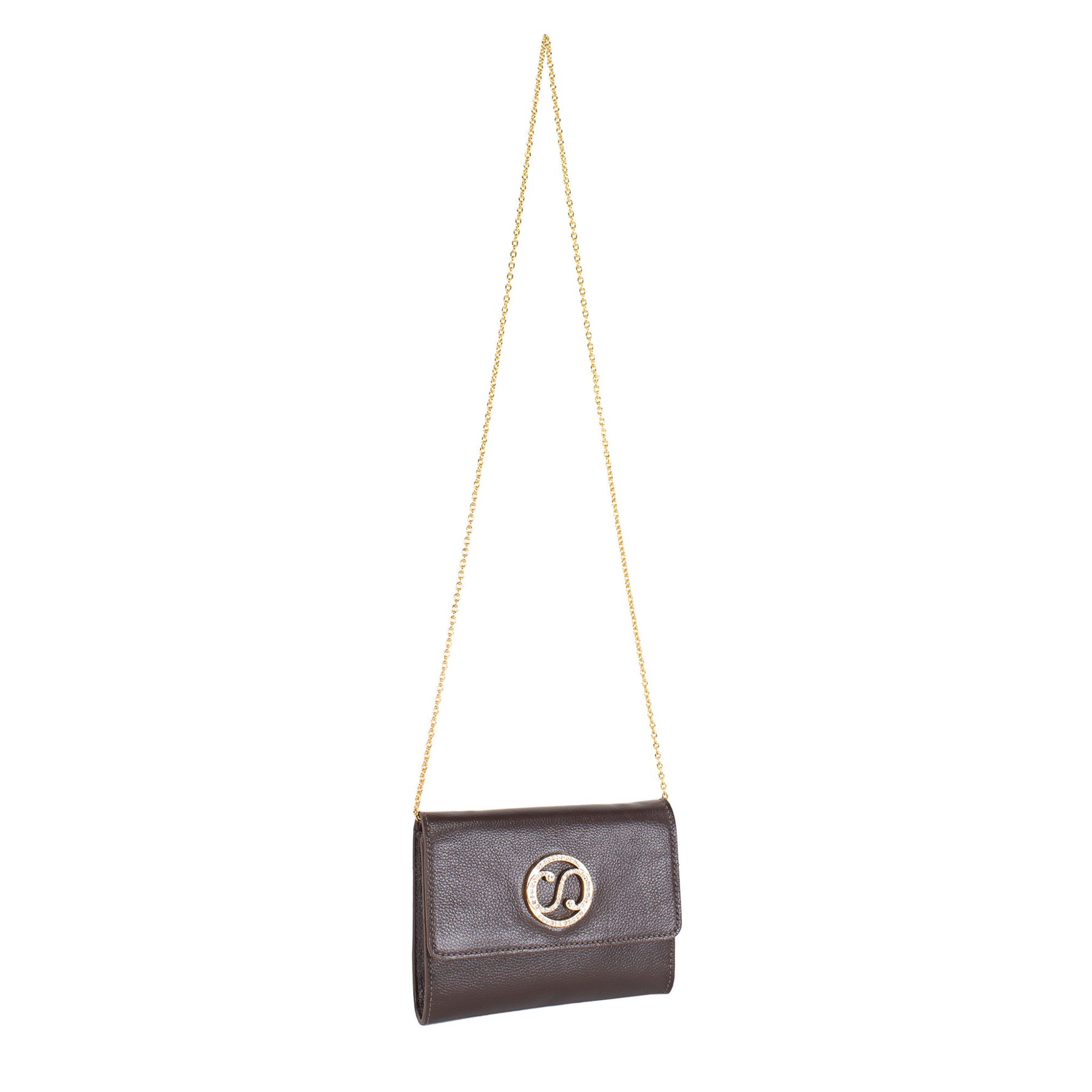Bolsa de Couro Crossbody - May