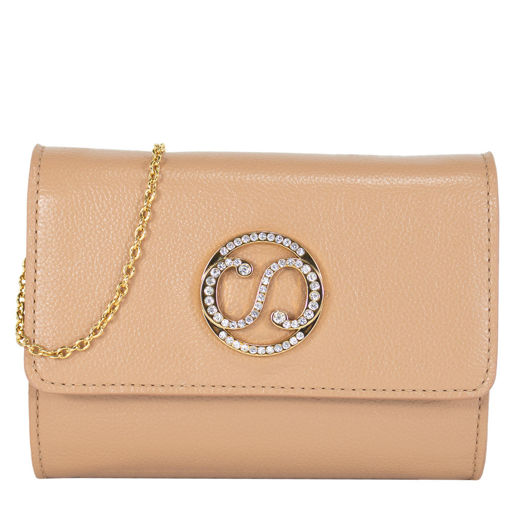 Bolsa de Couro Crossbody - May