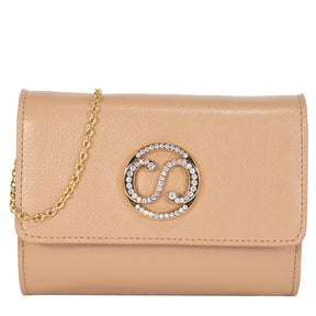 Bolsa de Couro Crossbody - May