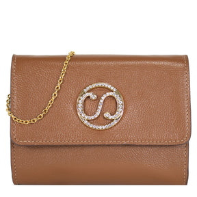 Bolsa de Couro Crossbody - May