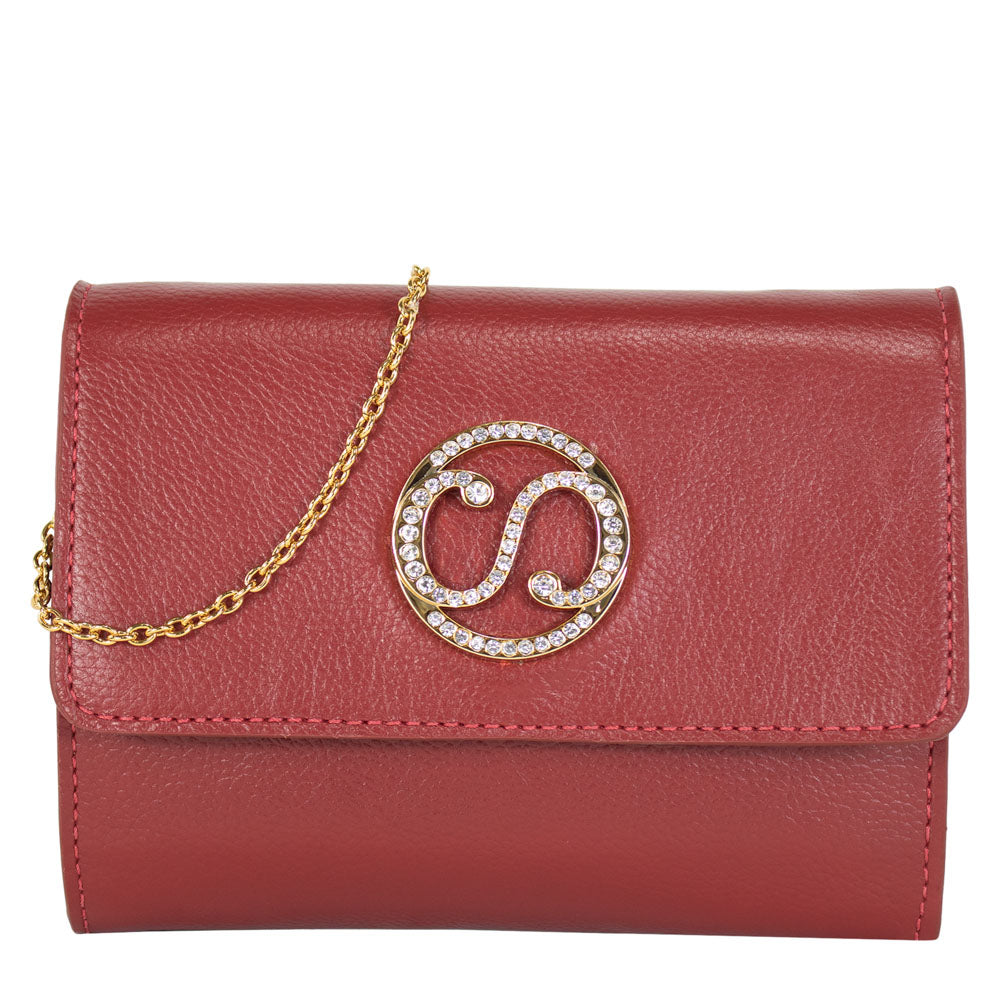Bolsa de Couro Crossbody - May