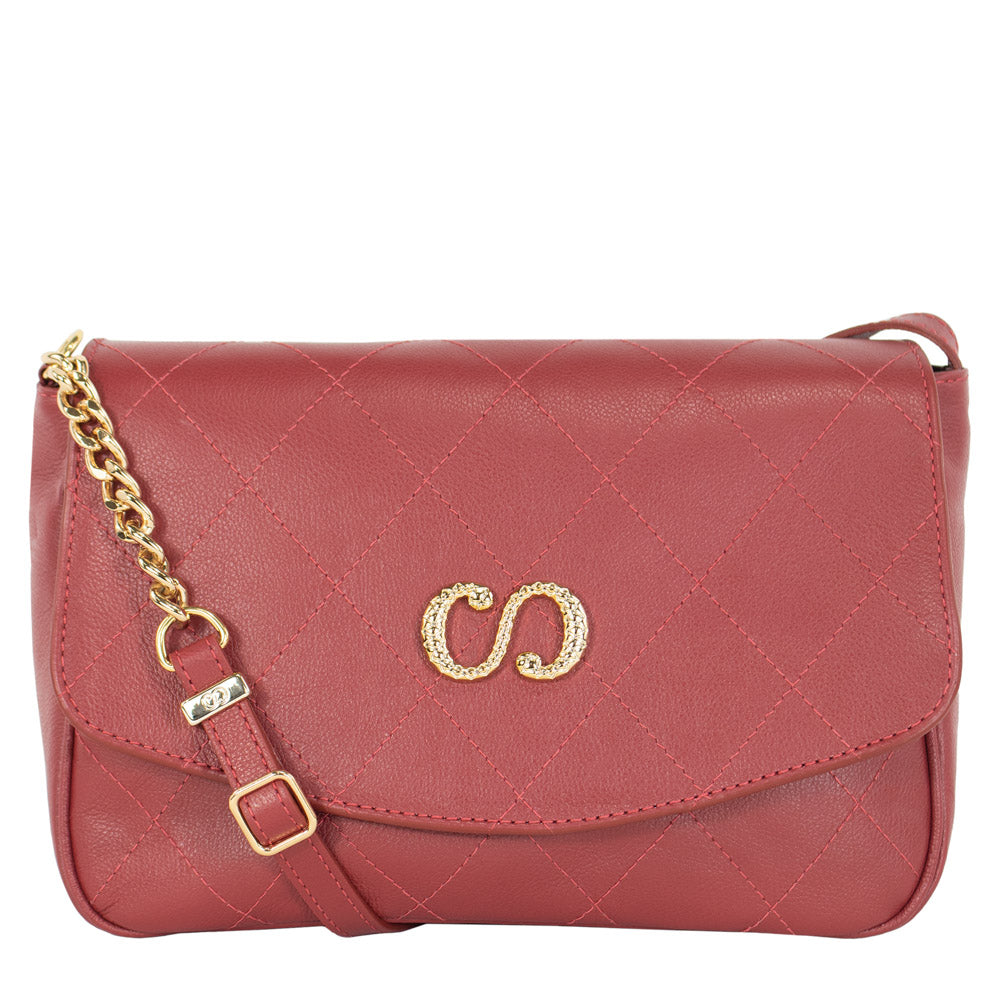 Bolsa Tiracolo de Couro Belle
