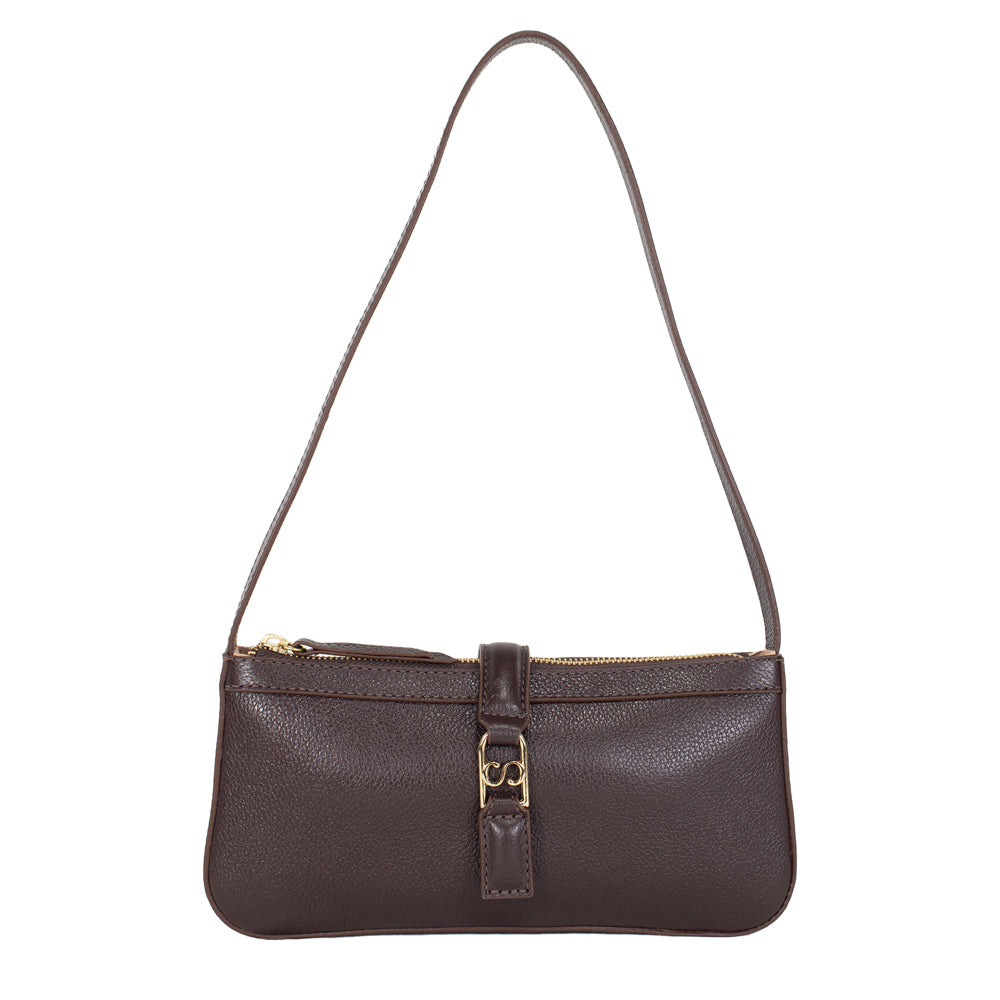 Bolsa de Ombro de Couro Verena
