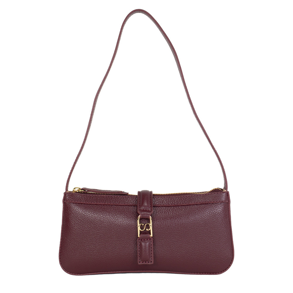Bolsa de Ombro de Couro Verena
