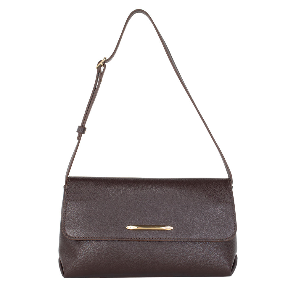 Bolsa de Ombro de Couro Bia
