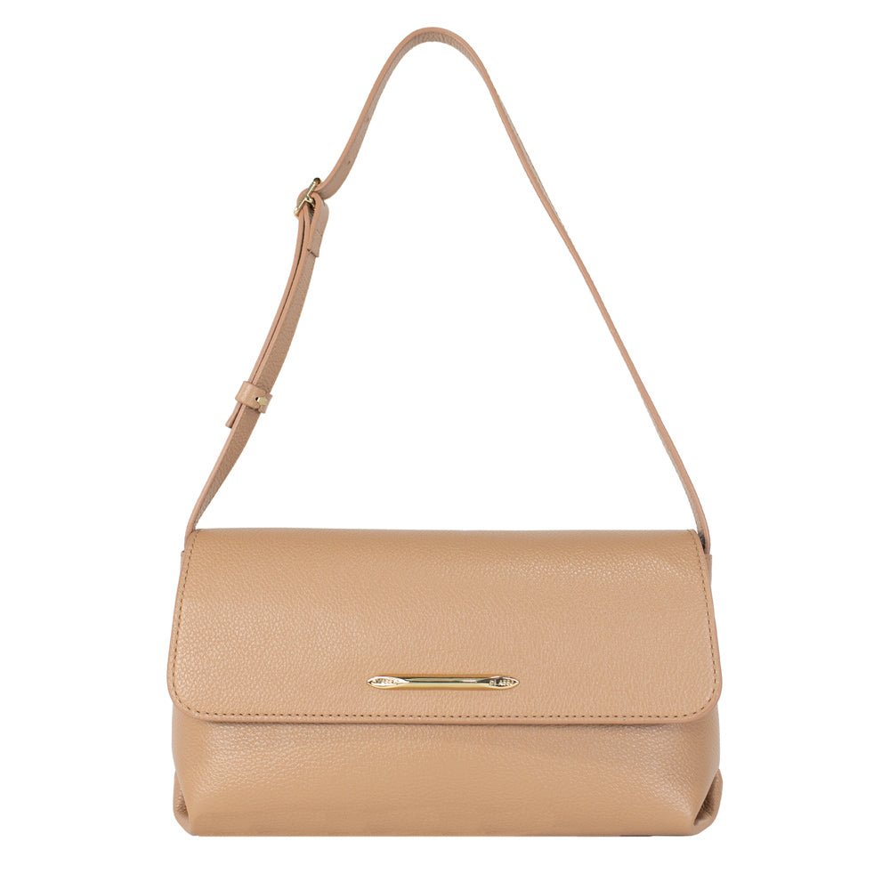 Bolsa de Ombro de Couro Bia