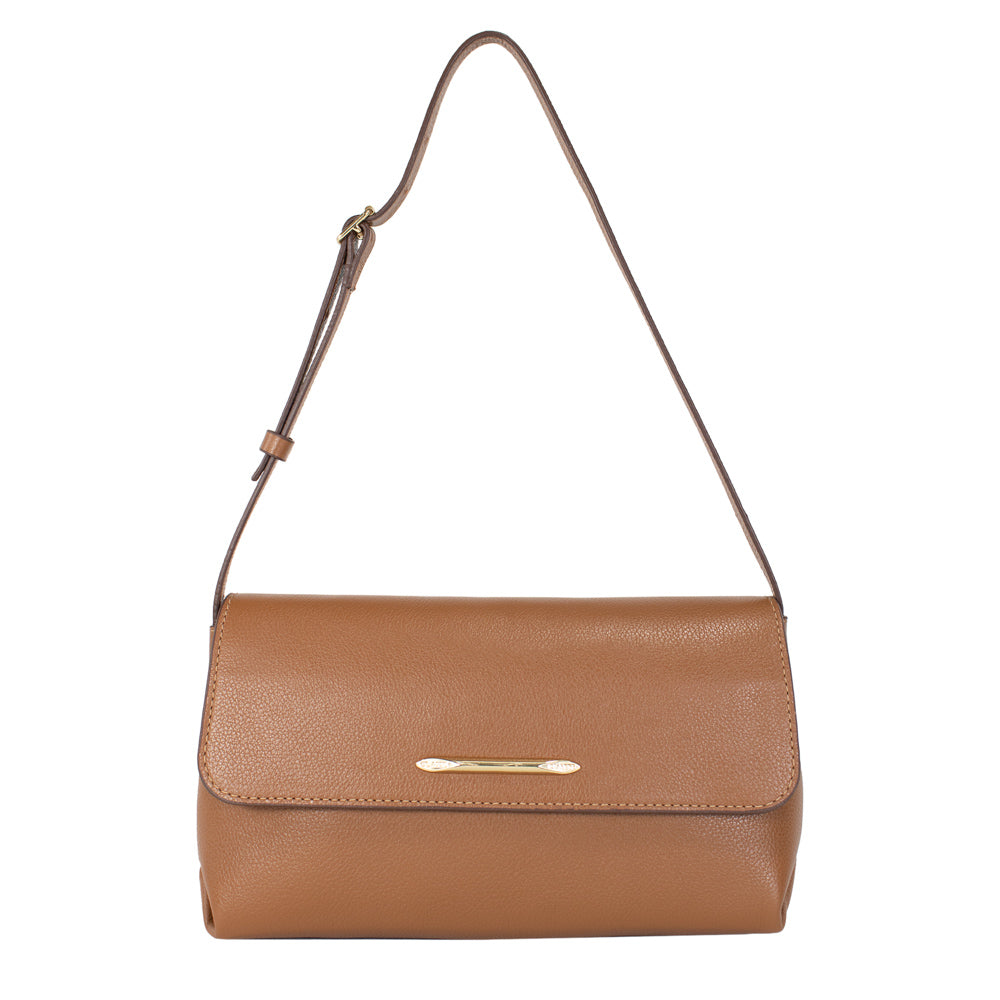 Bolsa de Ombro de Couro Bia