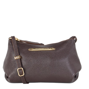 Bolsa de Couro Crossbody Bia
