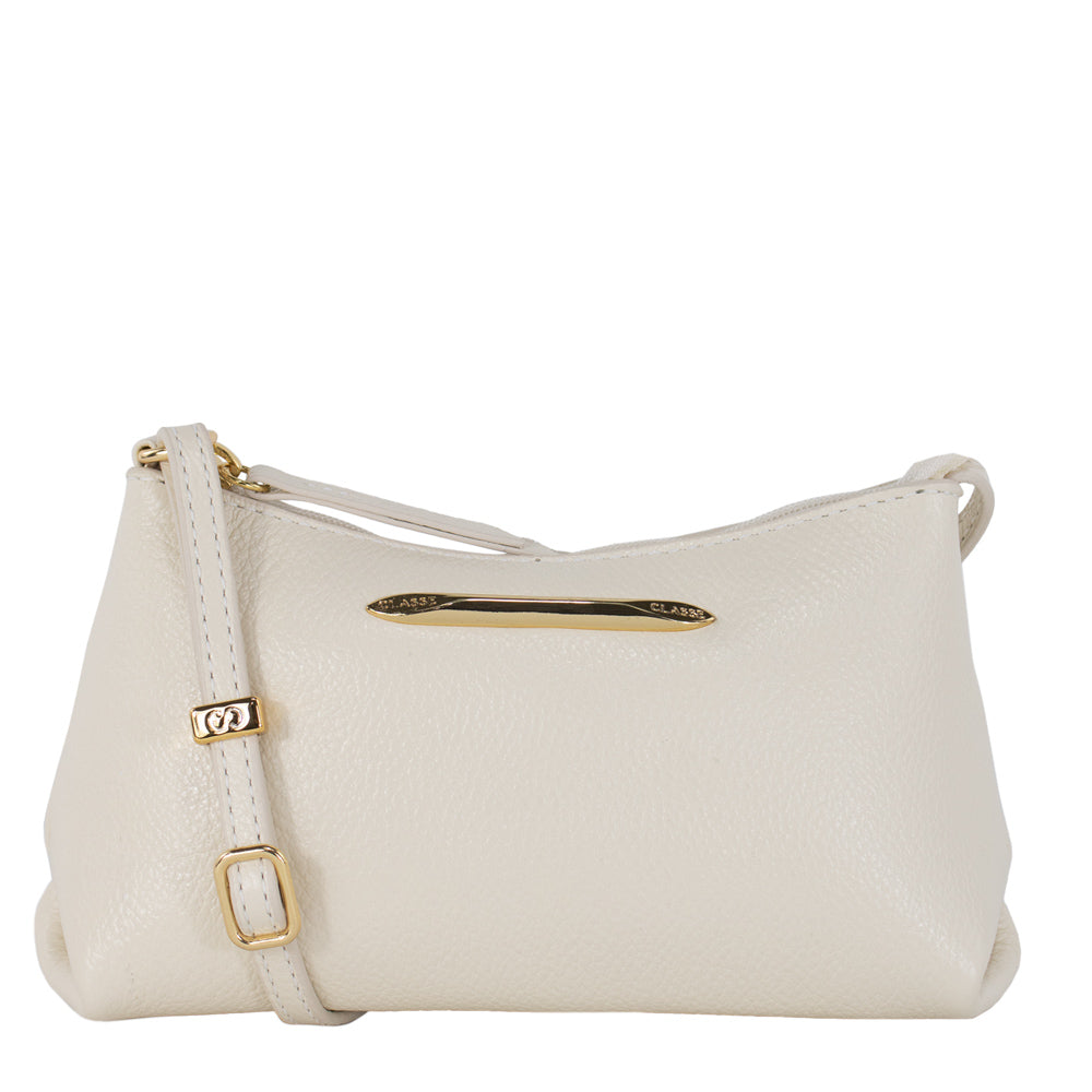 Bolsa de Couro Crossbody Bia