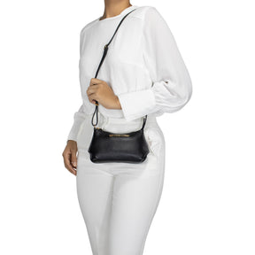 Bolsa de Couro Crossbody Bia