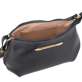 Bolsa de Couro Crossbody Bia