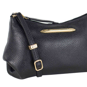 Bolsa de Couro Crossbody Bia