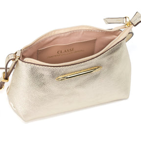 Bolsa de Couro Crossbody Bia