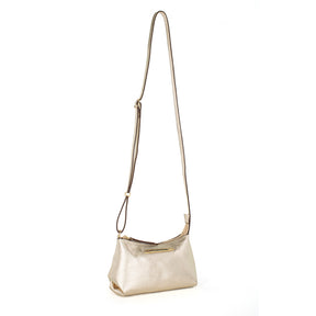 Bolsa de Couro Crossbody Bia
